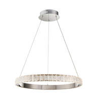 Endon Celeste Crystal LED Ceiling Pendant Light - Chrome