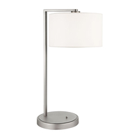 Endon Daley Table Lamp - Nickel