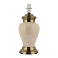 Endon Dalston Table Lamp - Base Only - Antique Brass