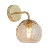 Endon Dimple Glass Wall Light - Champagne