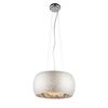 Endon Eclipse Glass Ceiling Pendant Light - Silver