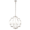 Endon Garland 4 Arm Ceiling Pendant Light - Polished Nickel