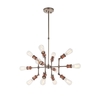 Endon Hal 12 Light Chandelier - Aged Copper