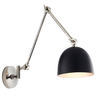 Endon Lehal Adjustable Wall Light - Nickel