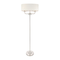 Endon Nixon Floor Lamp - Nickel