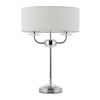 Endon Nixon Table Lamp - Nickel
