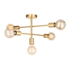Endon Studio 5 Light Semi-Flush Ceiling Light - Satin Brass