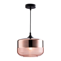 Endon Willis Ceiling Pendant Light - Polished Copper