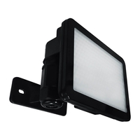 Eterna 10W Cool White LED Polycarbonate IP65 Floodlight - Black