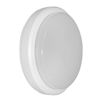 Eterna 14W Cool White LED Outdoor Flush Light - White - 228mm