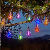 Eureka Solar Multi-Coloured LED String Lights - 10 Lights
