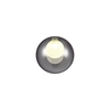 Evelyn Glass Ceiling Pendant Shade - Chrome,  White