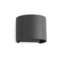 Faro Barcelona Sunset LED Outdoor Up & Down Wall Light - Dark Grey