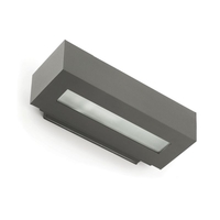 Faro Barcelona West-2 Outdoor Up & Down Wall Light - Dark Grey