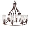 Feiss Pickering Lane 8 Light Chandelier - Bronze