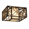 Feiss Remy Flush Ceiling Light - Bronze