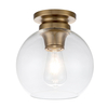 Feiss Tabby Flush Ceiling Light - Burnished Brass