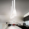 Flut Ceiling Pendant Light - White