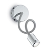Focus LED Reading Light - Chrome
