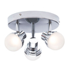 Forum Milan 3 Light LED Spotlight Plate - Chrome