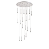 Gabriel Ceiling Pendant Lamp Holder - Polished Chrome