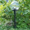 Garden 24V Globe LED Stake Light - Black