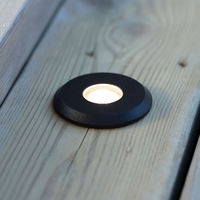 Garden 24V LED Ground Light - Black