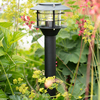 Garden 24V LED Lantern Post Light - Black