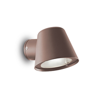 Gas Outdoor Wall Light - Rust Brown
