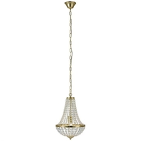 Granso Glass Chandelier - Brass