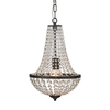 Granso Glass Chandelier - Matt Black