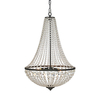 Granso Grand Glass Chandelier - Matt Black