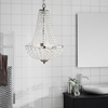 Granso Small Bathroom Glass Chandelier - Chrome