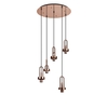 Grey Ceiling Pendant Lamp Holder - Copper