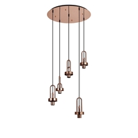 Grey Ceiling Pendant Lamp Holder - Copper