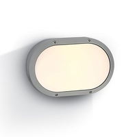 Guard Outdoor Oval Flush Light - Grey