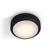 Guard Outdoor Round Flush Light - Black