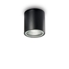 Gun Outdoor Flush Ceiling Light - Black