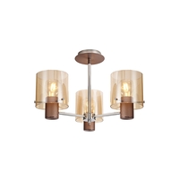 Hadley Semi-Flush Ceiling Light - Polished Chrome