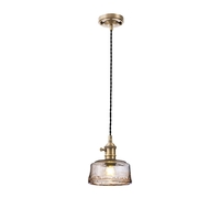 Harlee Ceiling Pendant Light - Antique Brass