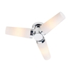Hede 3 Arm Semi-Flush Ceiling Light - Chrome