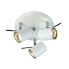 Hyssna 3 Light LED Spotlight Plate - White