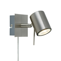 Hyssna LED Wall Spotlight with Plug - Steel