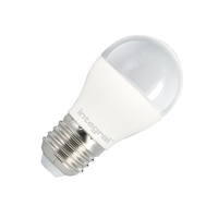Integral 6W Warm White LED Opal Golf Ball Bulb - Screw Cap