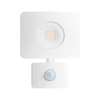Integral Compact Tough 20W Warm White LED Floodlight with PIR Sensor - White