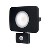 Integral Compact Tough 50W Warm White LED Floodlight with PIR Sensor - Black