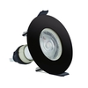 Integral EvoFire Fire Rated Low Profile Fixed Downlight - Black