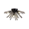 Jamie Flush Light - Matt Black