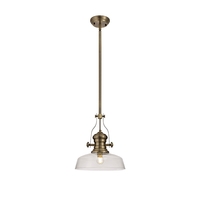 Jasmine Ceiling Pendant Light - Antique Brass