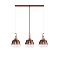 Jenna Bar Ceiling Pendant Light - Matt Black